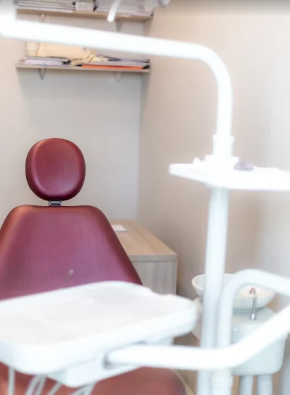 Sala da PG Odontologia preparada para receber pacientes